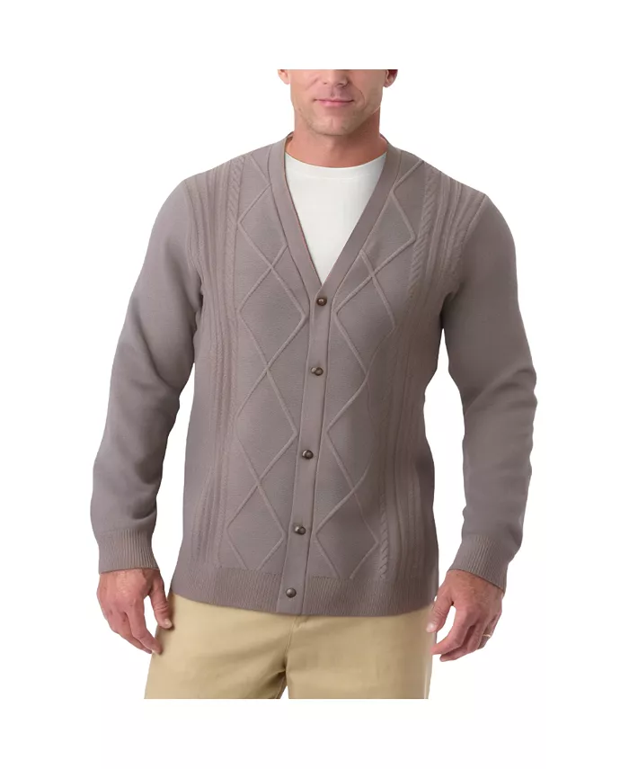 

Кардиган с косами Big & Tall Shoreman вязаный KingSize, синий