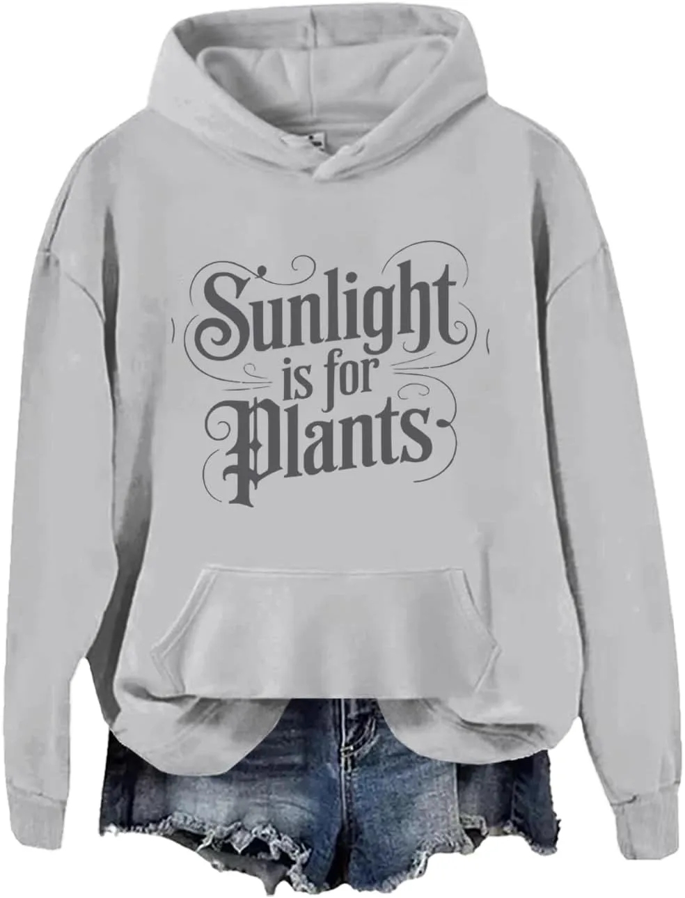 

Толстовка Sunlight Is For Plants с капюшоном