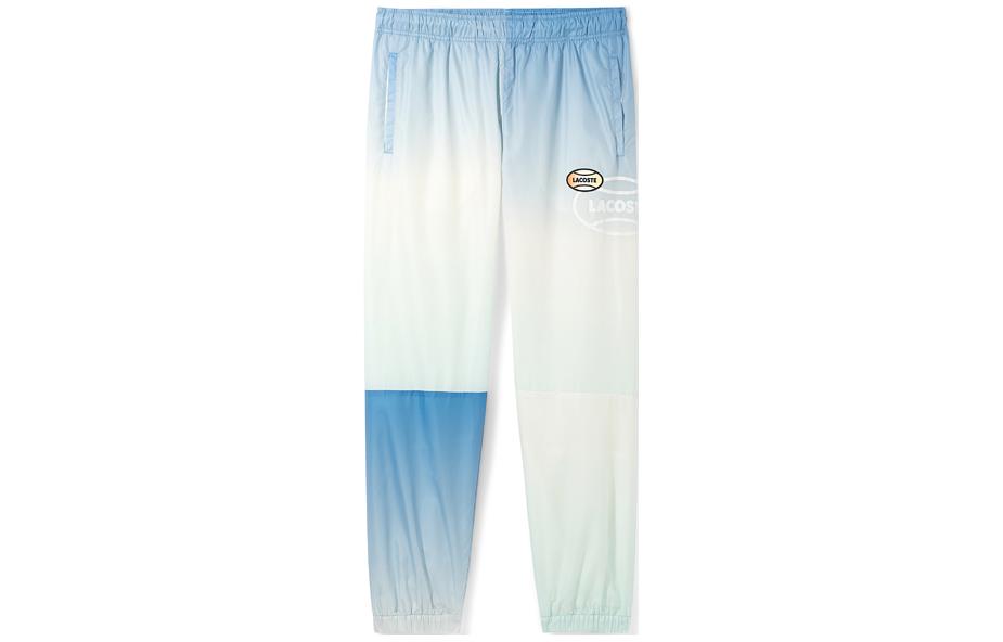 LACOSTE Брюки спортивные SS22 Jogger мужские синие белые — фото 3