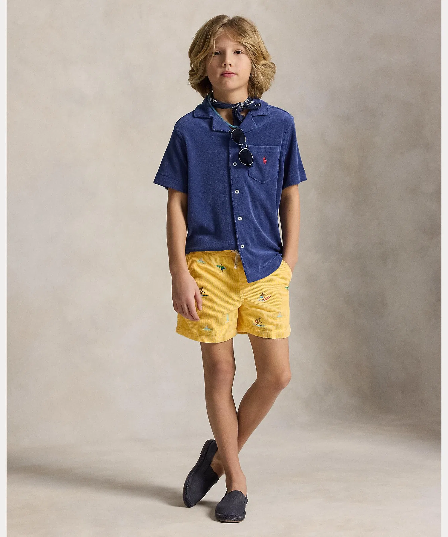 Детские шорты Polo Ralph Lauren с вышивкой