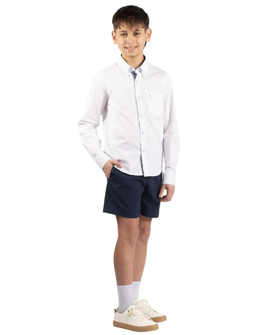 Рубашка с длинным рукавом Big Boys Signature Oxford Tailorbyrd, белый — фото 2