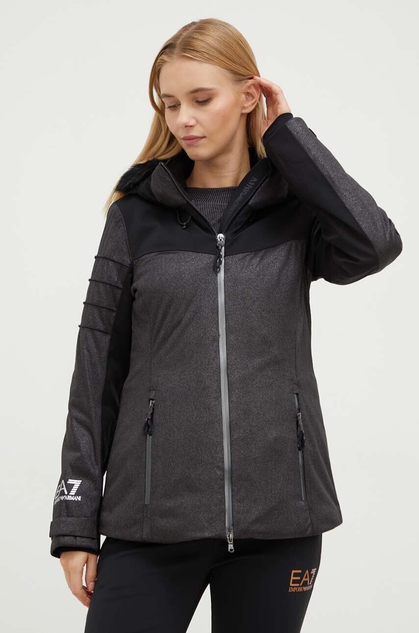 

Лыжная куртка EA7 Emporio Armani, черный