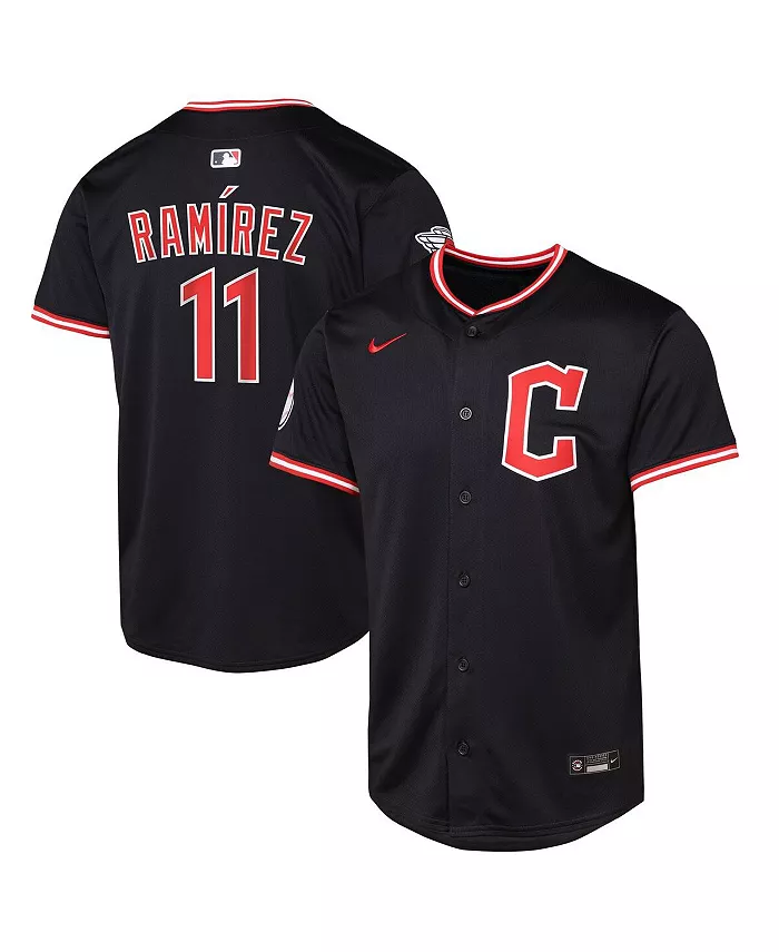 

Футболка Cleveland Guardians альтернативная лимитированная игровая модель Jose Ramirez Pitch Blue для подростков Nike