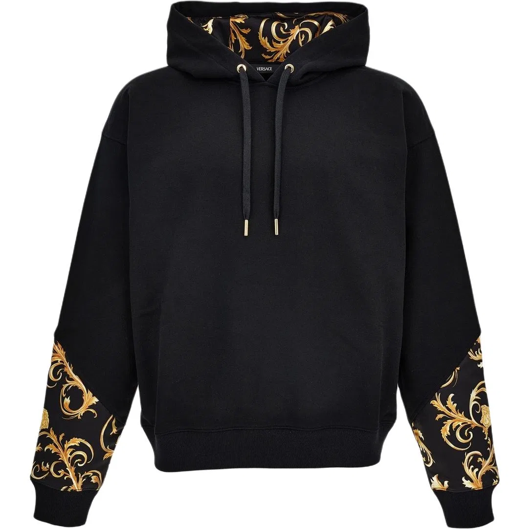 Свитшот с капюшоном VERSACE черный