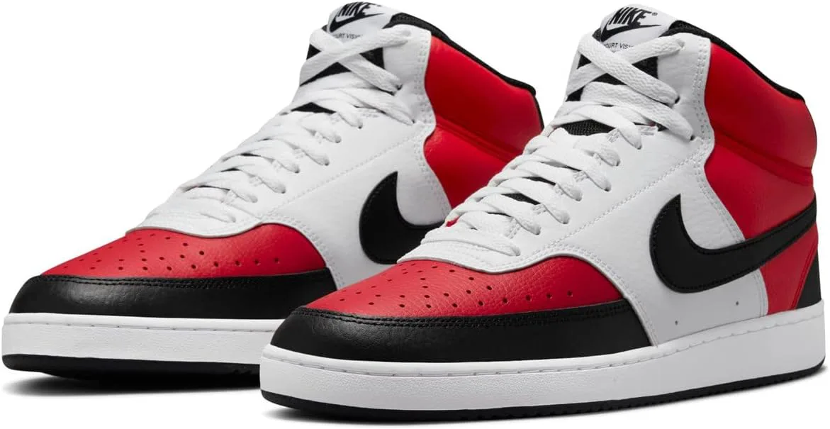 Мужские кроссовки Nike Court Vision Mid Next Nature, белый — фото 3