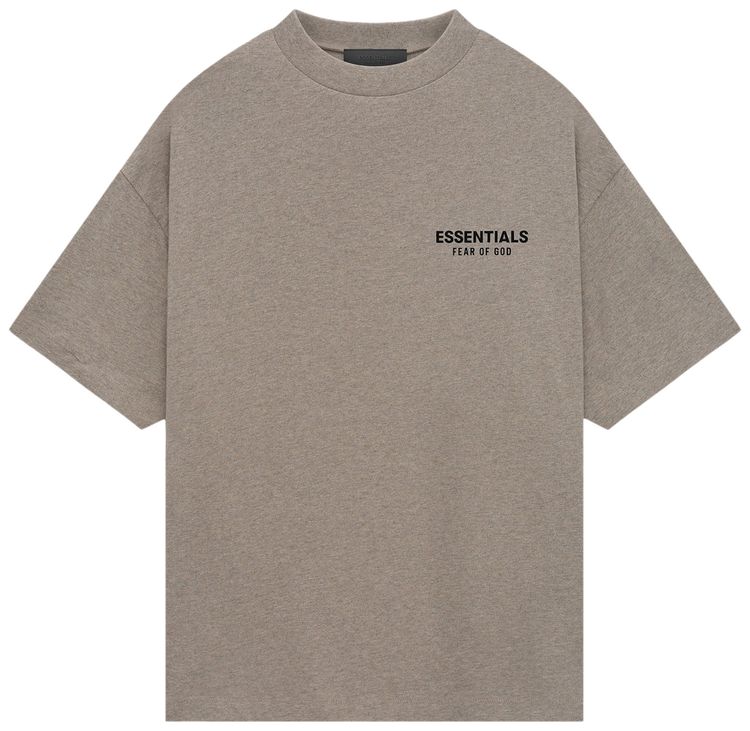 

Футболка Fear of God Essentials Jersey Crewneck Tee 'Heather Grey', серый