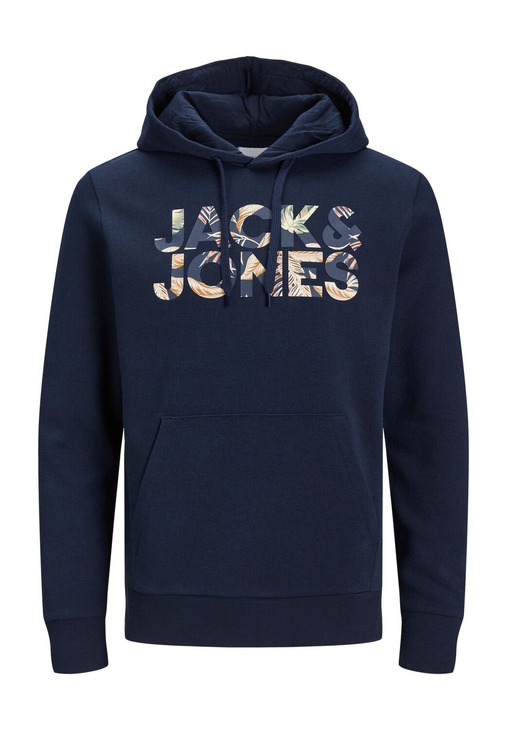 

Толстовка с карманом-кенгуру, логотипом, для мужчин Jack & Jones, темно-синий