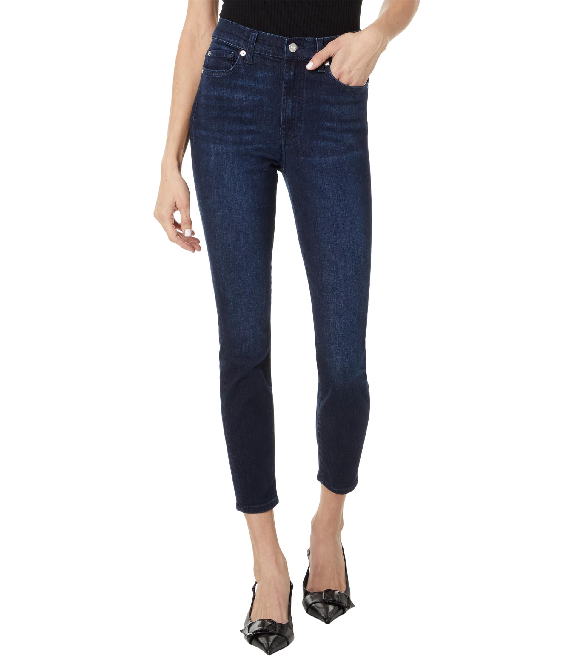 

Джинсы 7 For All Mankind HW Ankle Skinny in Atlas, цвет Atlas