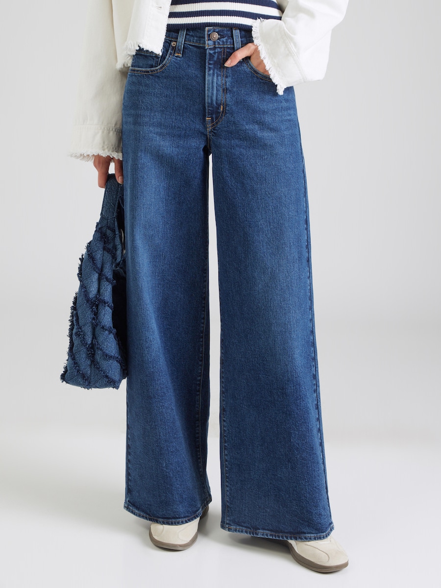 Джинсы с широкими штанинами LEVI'S  728 High Rise Wide Leg, Gentian — фото 3