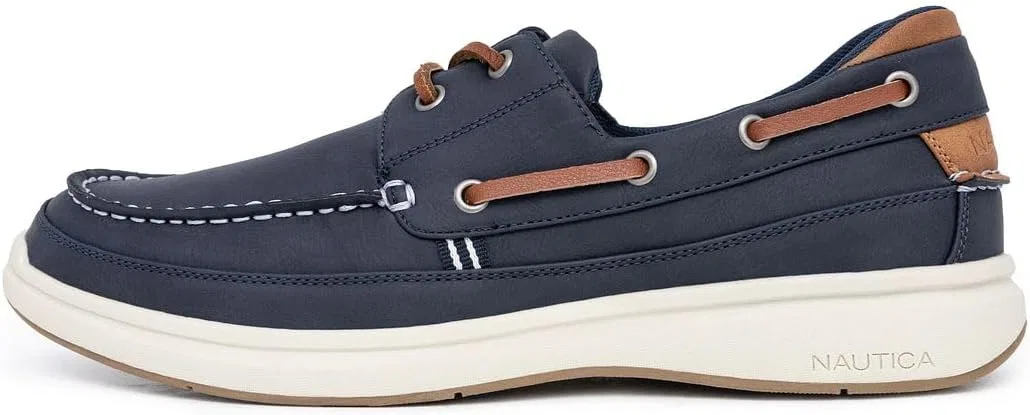 Мокасины Nautica Moccasin Boat Shoes, Denim — фото 4