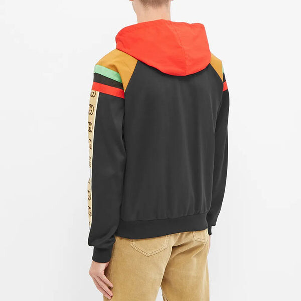 Куртка Gucci hooded jacket, patchwork, мультиколор — фото 3