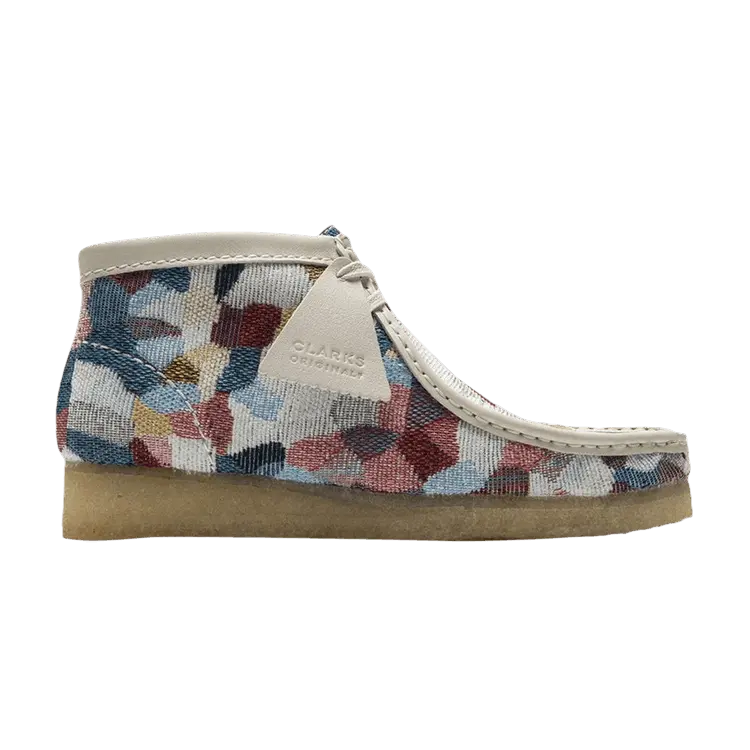 

Ботинки Clarks Wmns Wallabee Boot Multi-Color Print, разноцветный