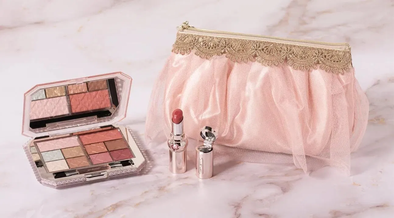 Набор косметики Palace Dream Collection JILL STUART 8 цветов теней + румяна + помада