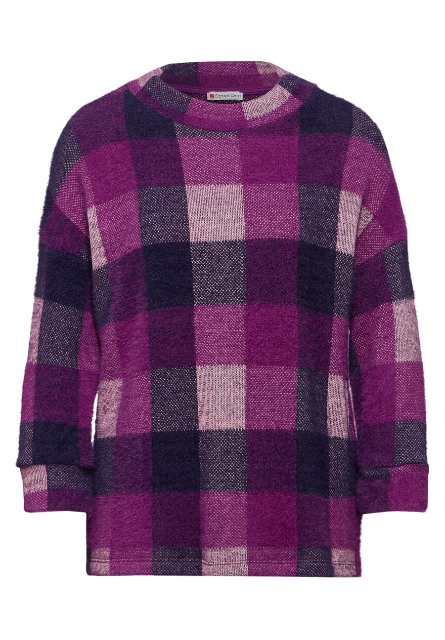 

Рубашка STREET ONE, цвет Dark purple/Pink