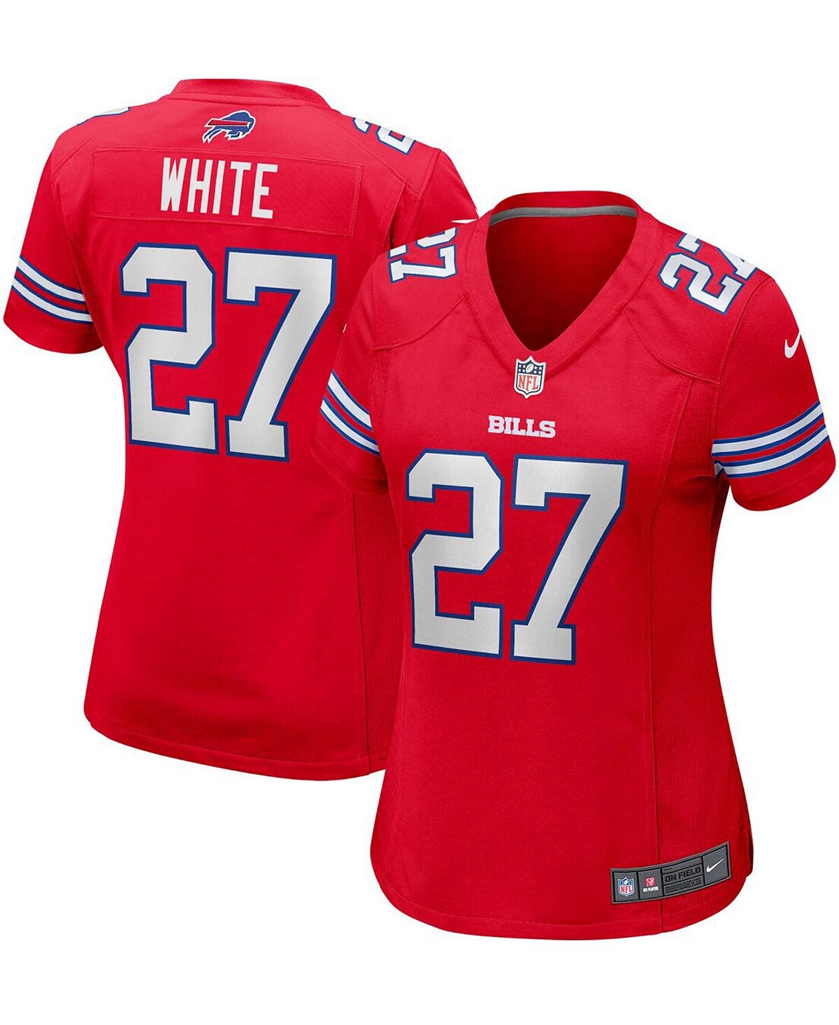 

Женское бело-красное игровое джерси Tre'Davious Buffalo Bills Nike, красный