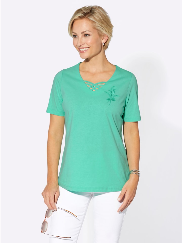 

Рубашка с короткими рукавами бирюзового цвета WITT WEIDEN