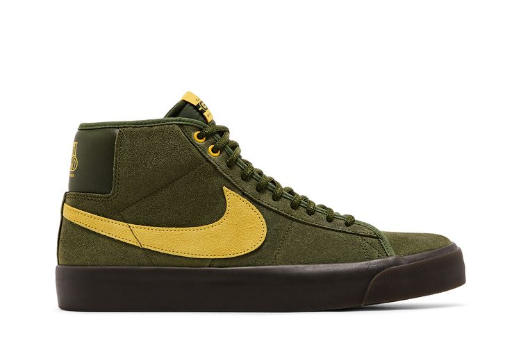 

Кроссовки Nike AntiHero x Zoom Blazer Mid QS SB Rough Green, зеленый