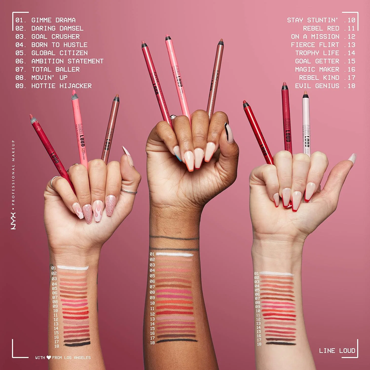 Карандаш для губ «LINE LOUD» от NYX Professional Makeup Nyx Professional Makeup — фото 4