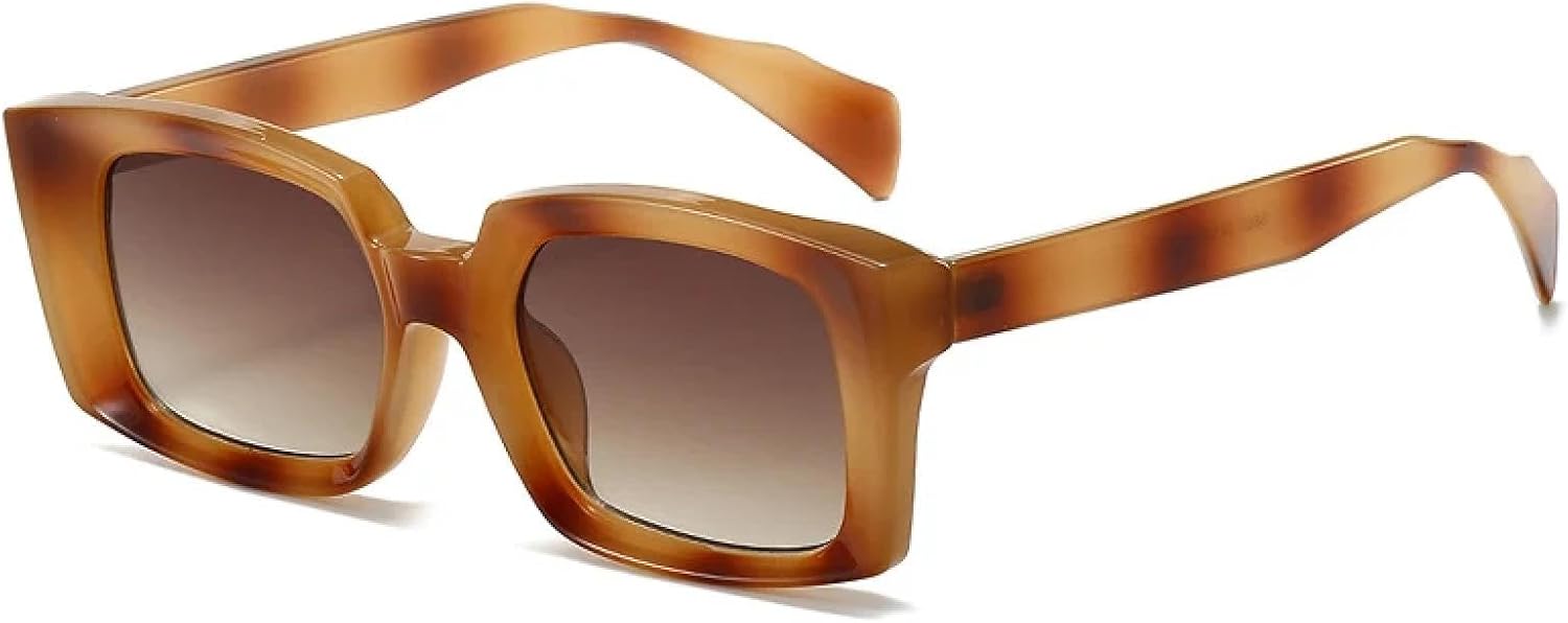 

Солнцезащитные очки с защитой от УФ-излучения UV400 | Черные, маленькие, конфетного цвета | Для женщин и мужчин, для занятий спортом на открытом воздухе и вождения DSVIGF, Leopard-brown