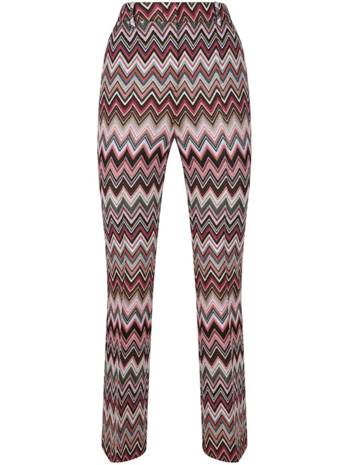

Брюки Missoni с узором зигзаг, красный