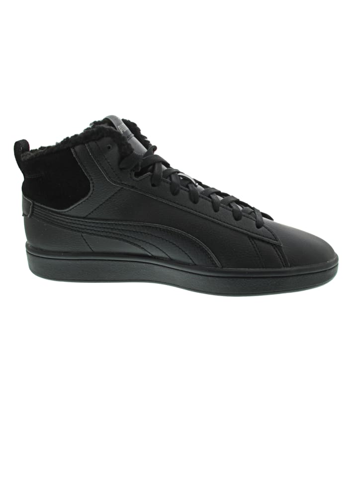 Puma Кроссовки Smash 3.0 Mid WTR высокие, черные — фото 3