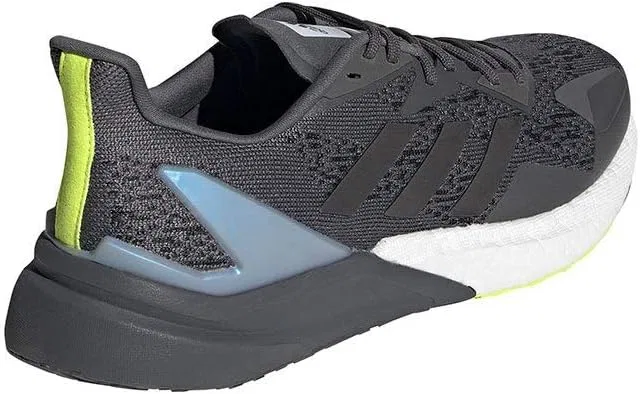 Мужские беговые кроссовки Adidas X9000L3, Dark Grey, Black, Neon Yellow — фото 4