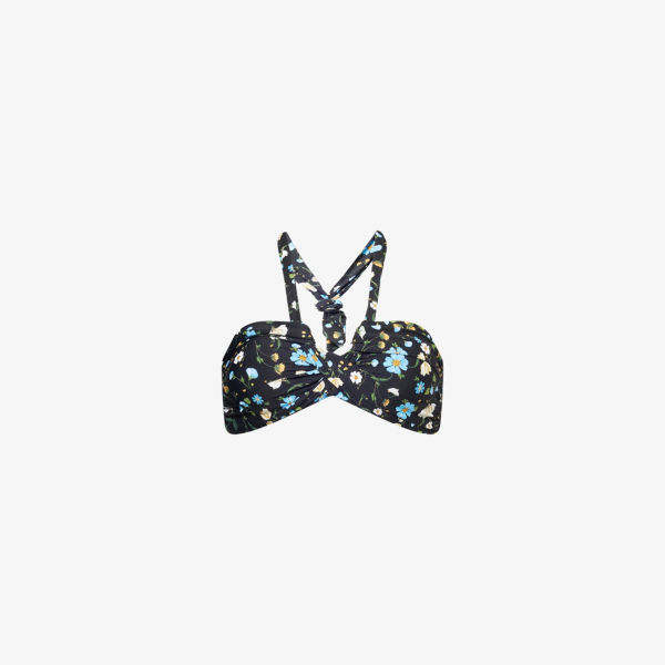 

Модерн романс бикини топ на бретелях Seafolly, черный