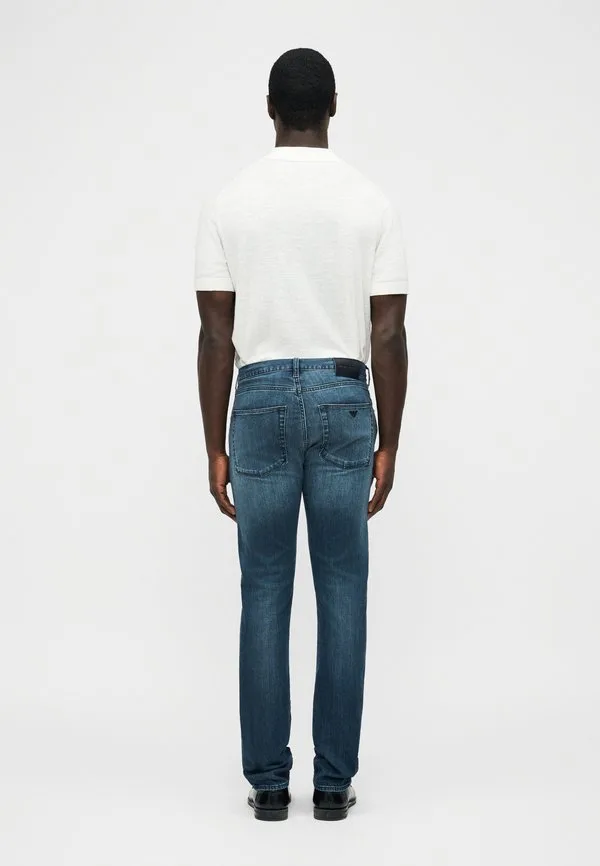 Узкие джинсы Emporio Armani, Medium Blue Denim — фото 3