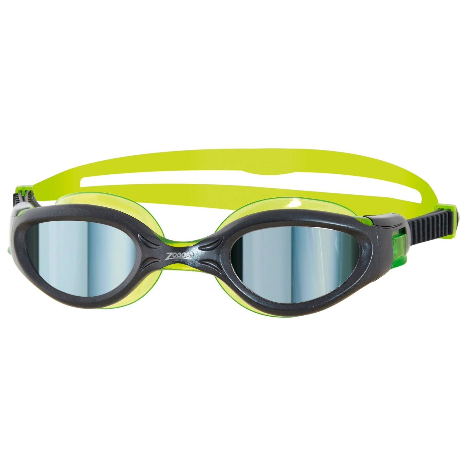 

Очки для плавания Zoggs Phantom Elite Mirror, цвет Black/Lime