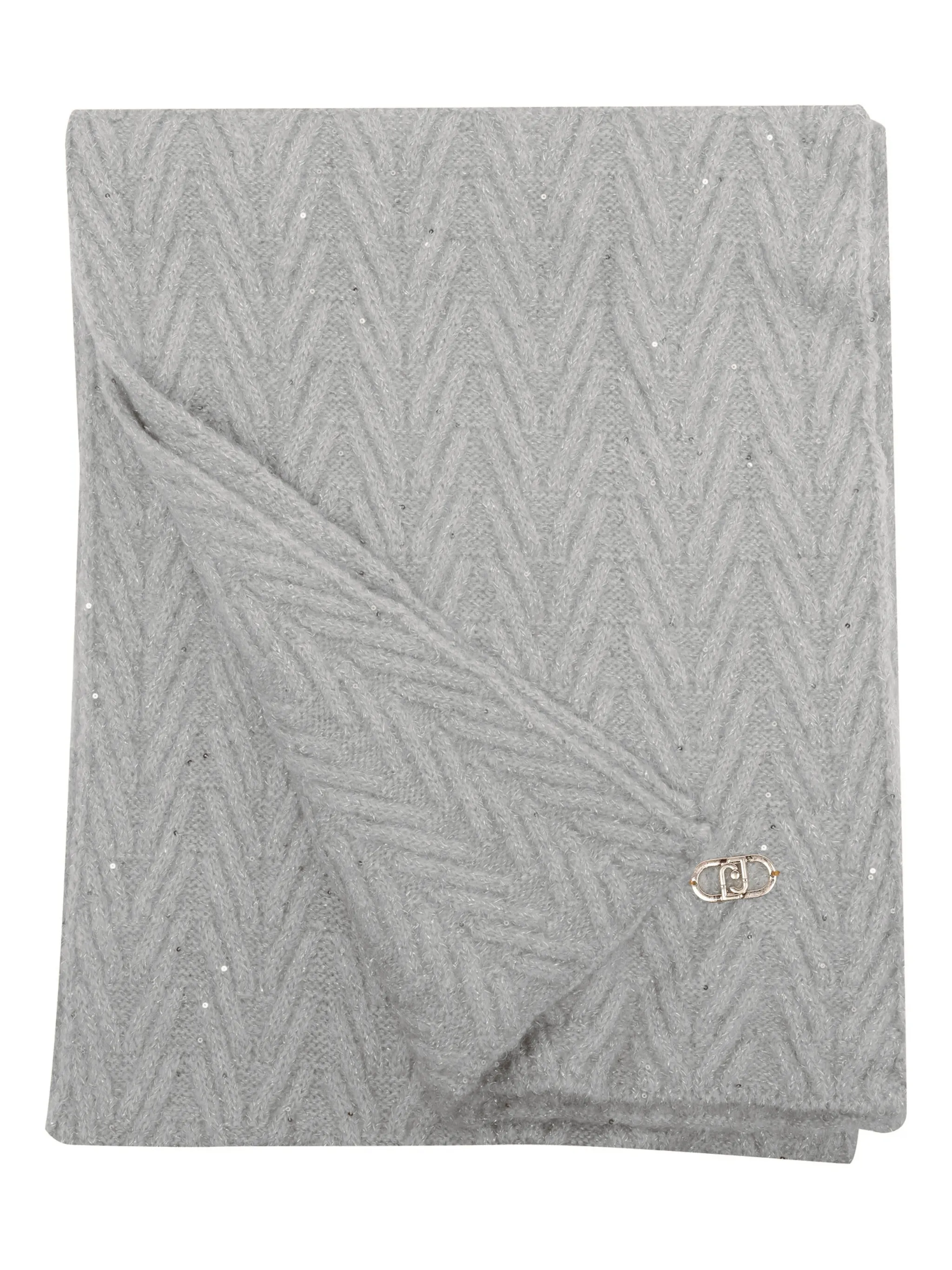 

Шарф с логотипом Liu Jo, серый