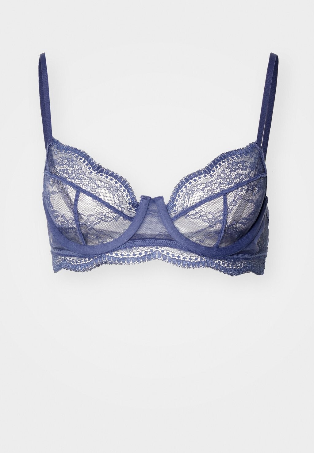 

Бюстгальтер на косточках ISABELLE DEMI UNPADDED Hunkemöller, синий