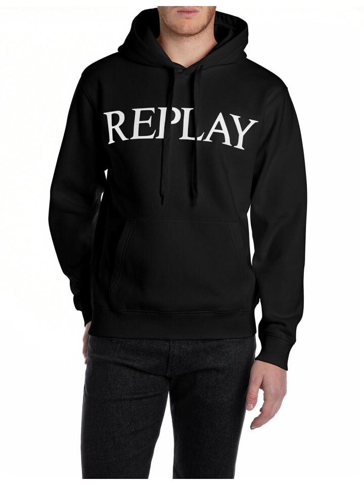 

Толстовка Replay Sweatshirt BRUSHED FLEECE, черный