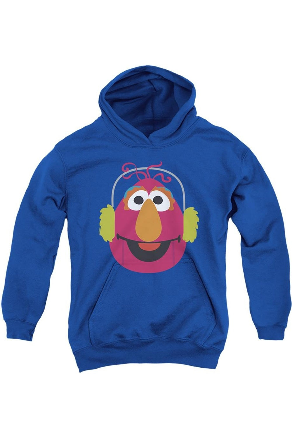 

Рождественская толстовка с капюшоном для детей с изображением Telly Monster из «Улицы Сезам» и щелкунчиком Gildan, синий