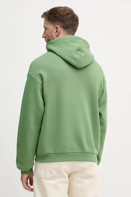 Худи Lacoste из гладкого трикотажа, зеленый — фото 3