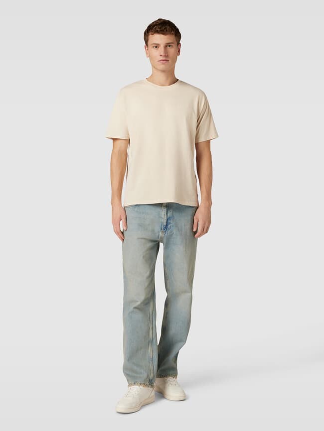 

Футболка однотонного дизайна Levi's, бежевый