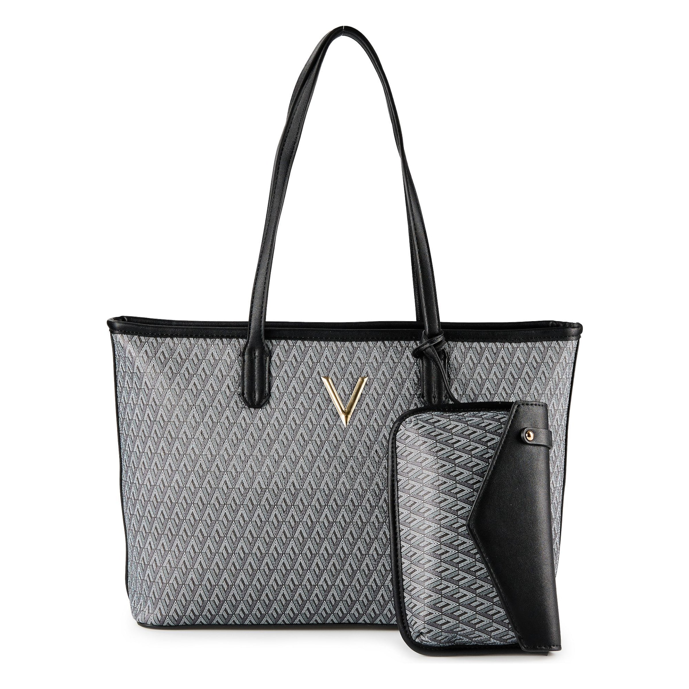 

VALENTINO Шоппер 'Queen Re' в сером цвете