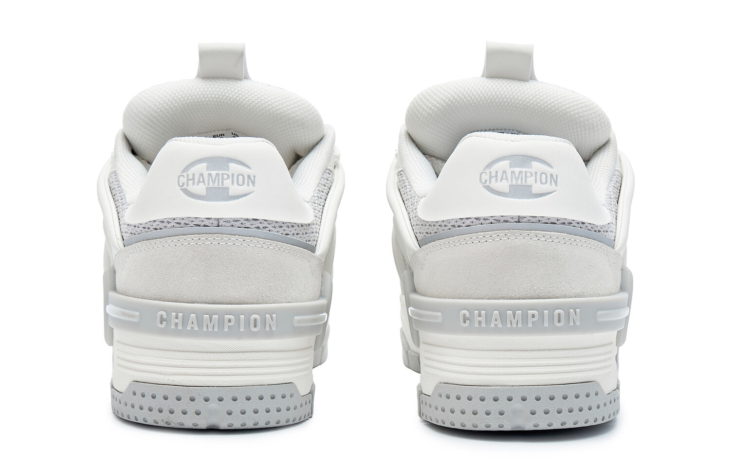 Кроссовки Champion Skateboarding Shoes Men Low-top White/Gray, белый/серый — фото 4