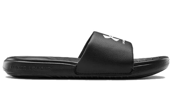 Тапочки ansa fixed slides 'black white' Under Armour, черный — фото 2