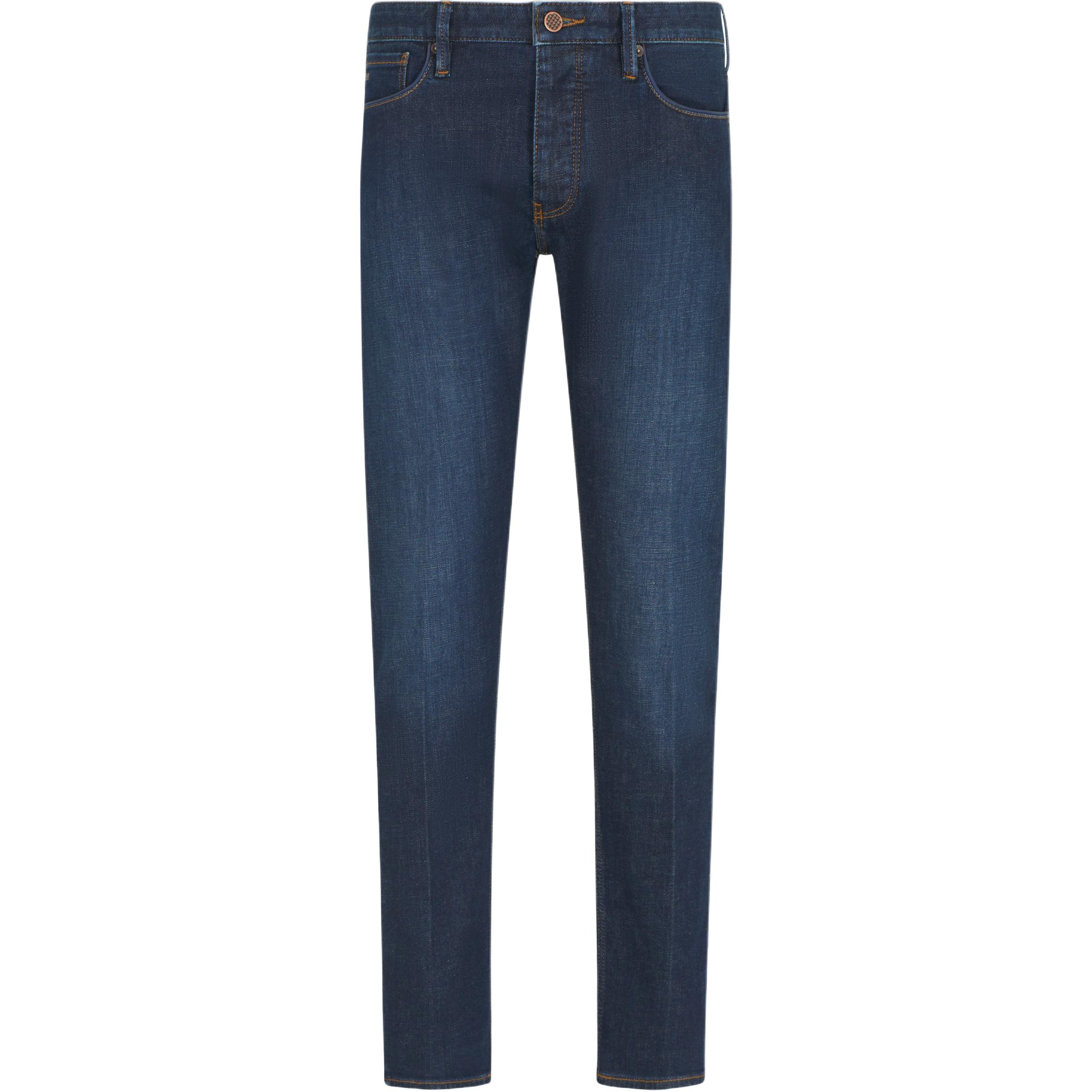 Джинсы J75 Slim fit Rinse wash Comfort Denim EMPORIO ARMANI, синий