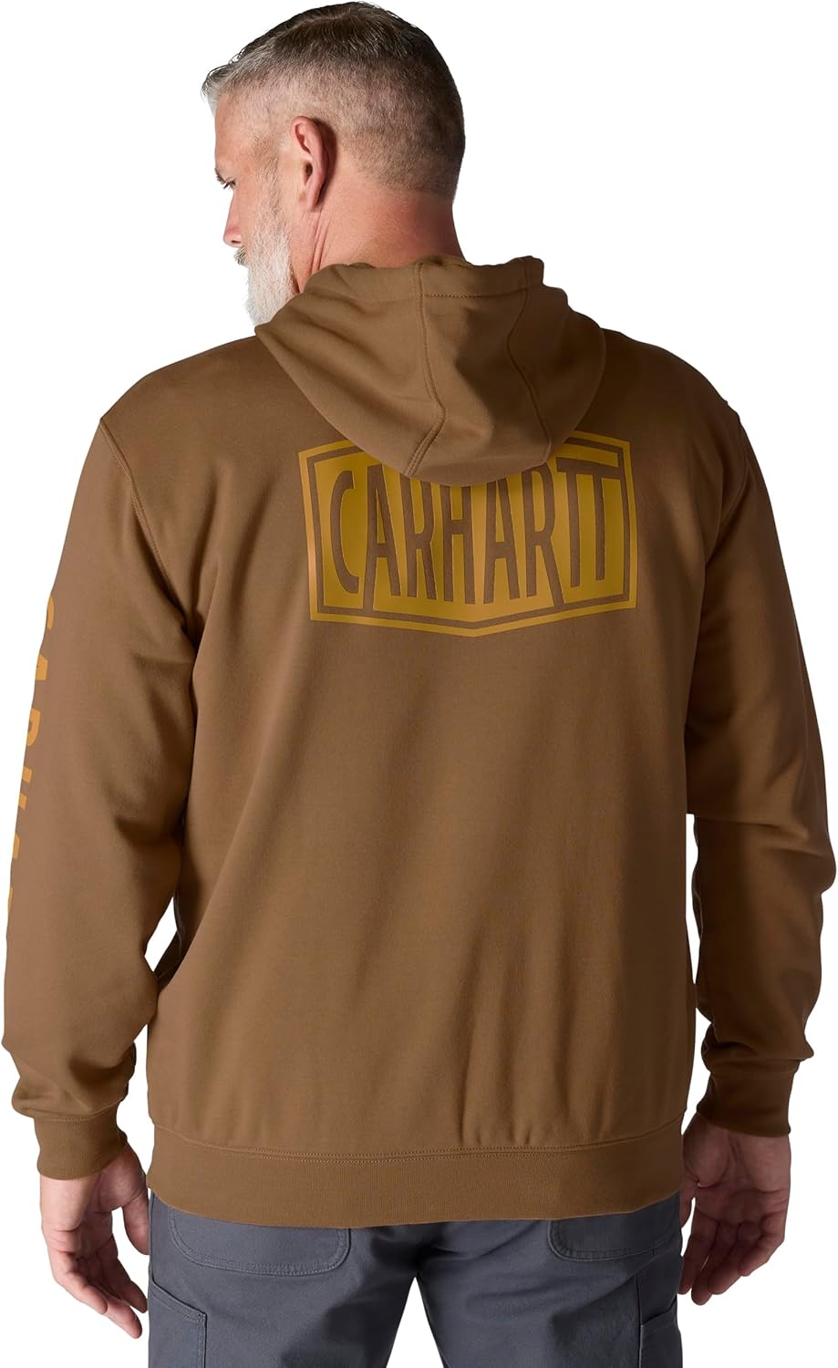 

Толстовка Carhartt Men's Rain Defender Loose Fit Midweight Logo Graphic, Carhartt Brown, Коричневый, Толстовка Carhartt Men's Rain Defender Loose Fit Midweight Logo Graphic, Carhartt Brown
