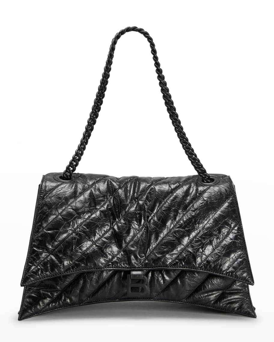 

Стеганая сумка на плечо Crush среднего размера с цепочкой Balenciaga