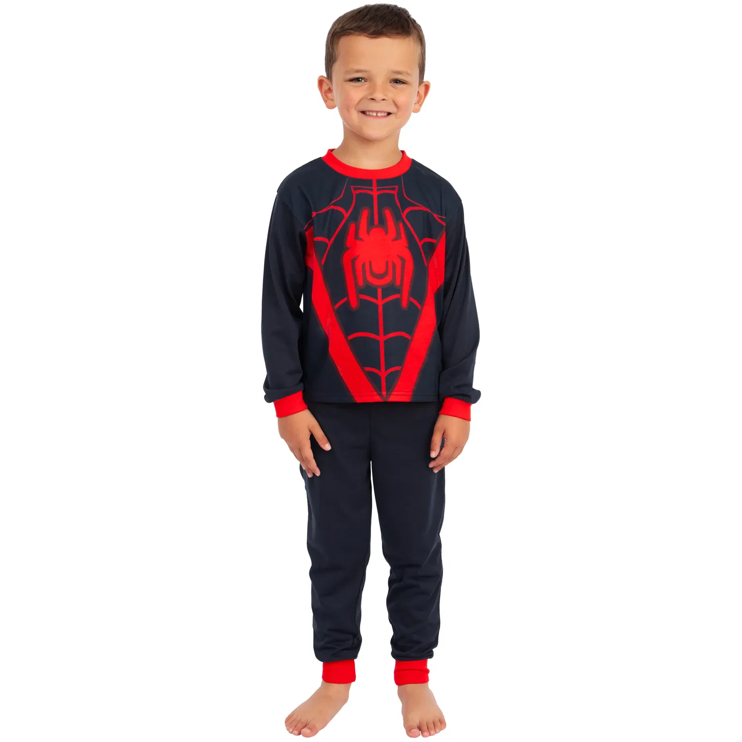 Пижама Miles Morales Spider-Man для мальчиков Marvel, мультиколор — фото 2