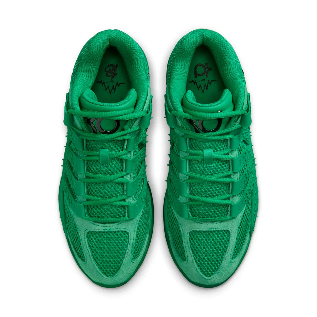 Мужские баскетбольные кроссовки KD18 с предупреждающей этикеткой Nike, зеленый — фото 4