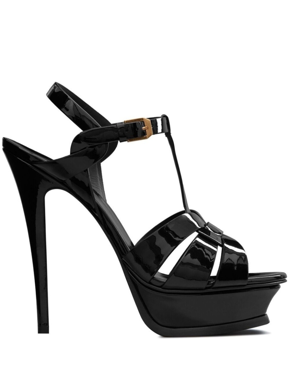 

Saint Laurent босоножки на платформе, черный