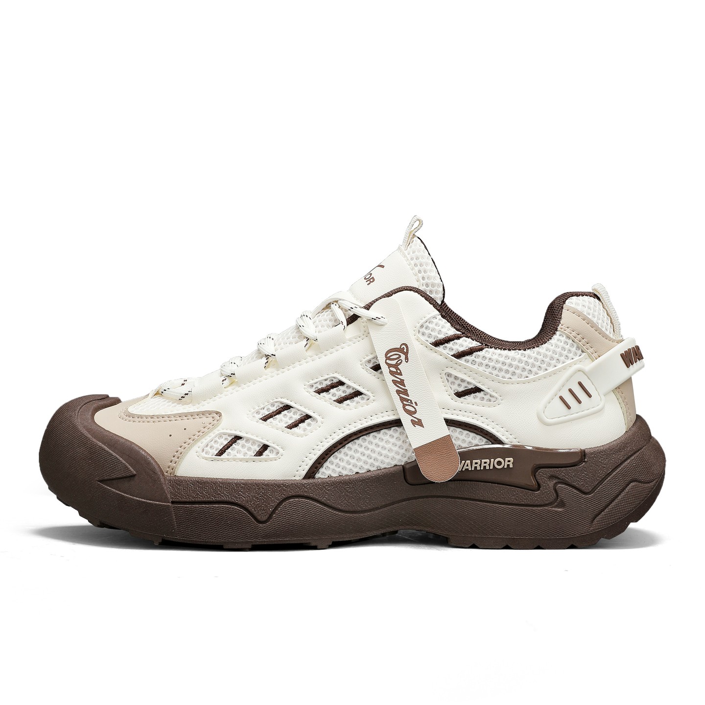 

Кроссовки мужские низкие Outdoor Sports Collection Abrasion Resistant, Breathable, Lightweight WARRIOR, бежевый коричневый