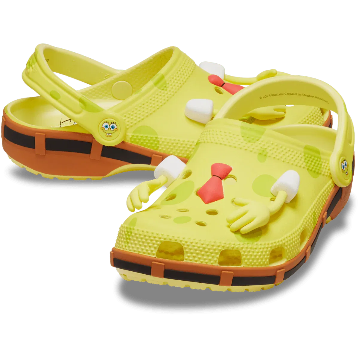 Классические сабо Губки Боба Crocs, Banana — фото 2