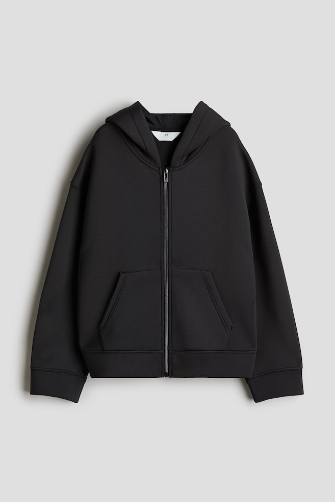 

Куртка-Толстовка оверсайз из акваланга H&M, черный