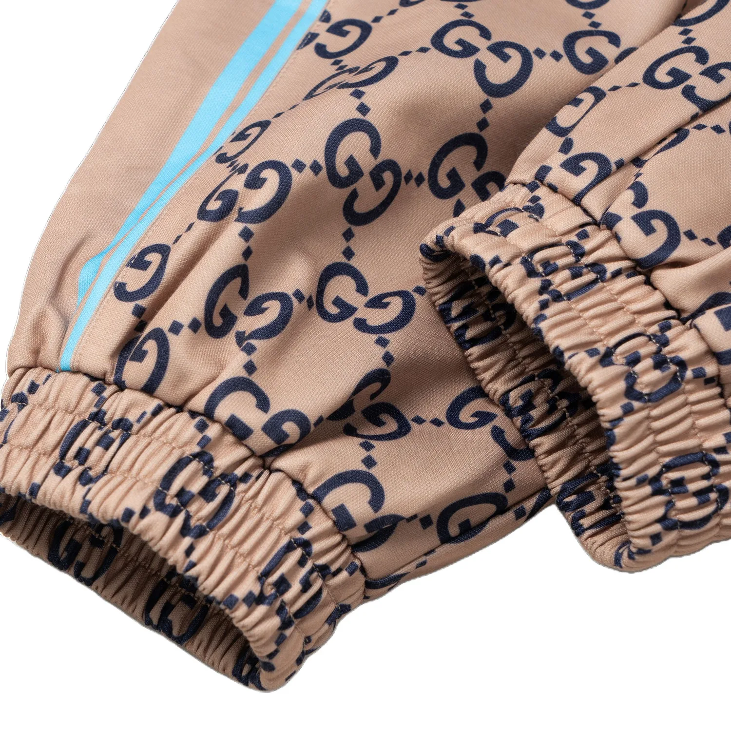 Спортивные штаны SS25 GUCCI вязаные мужские, коричневые — фото 4