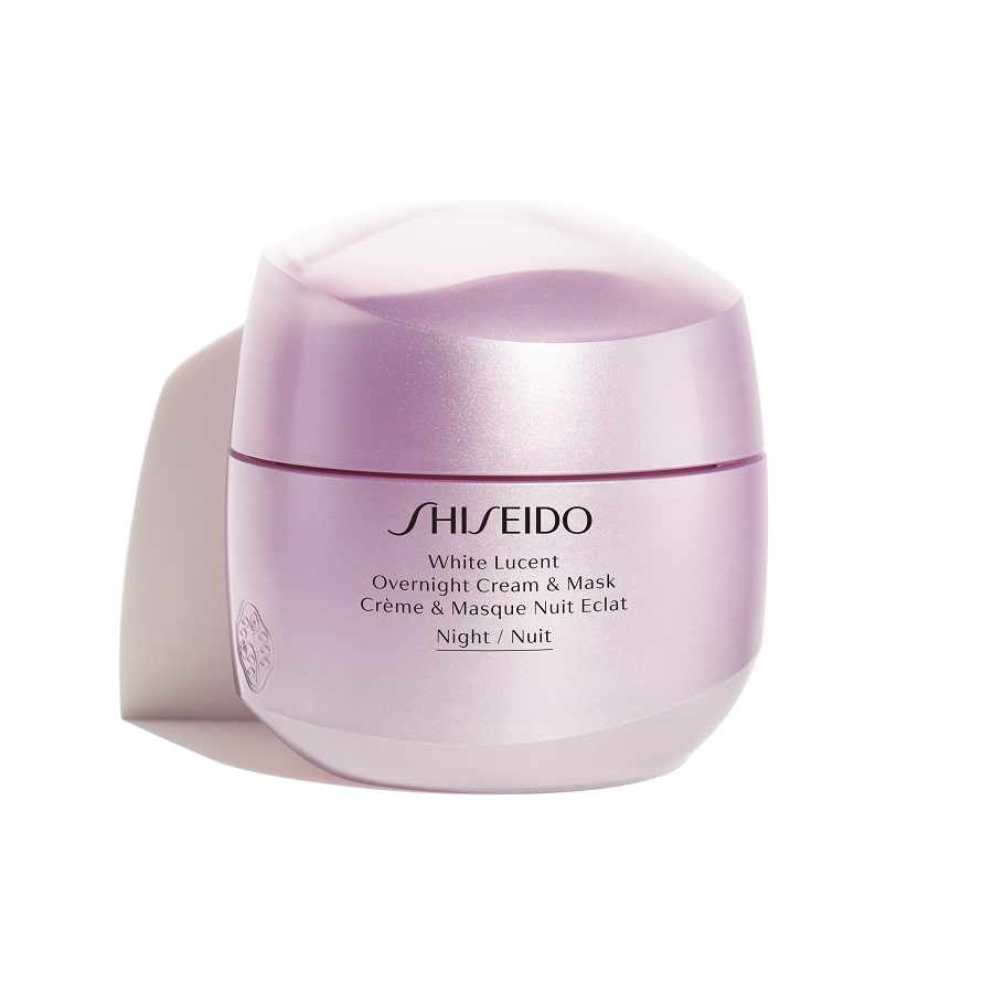 

Ночной крем для лица - маска white lucent overnight cream and mask Shiseido, 75 мл