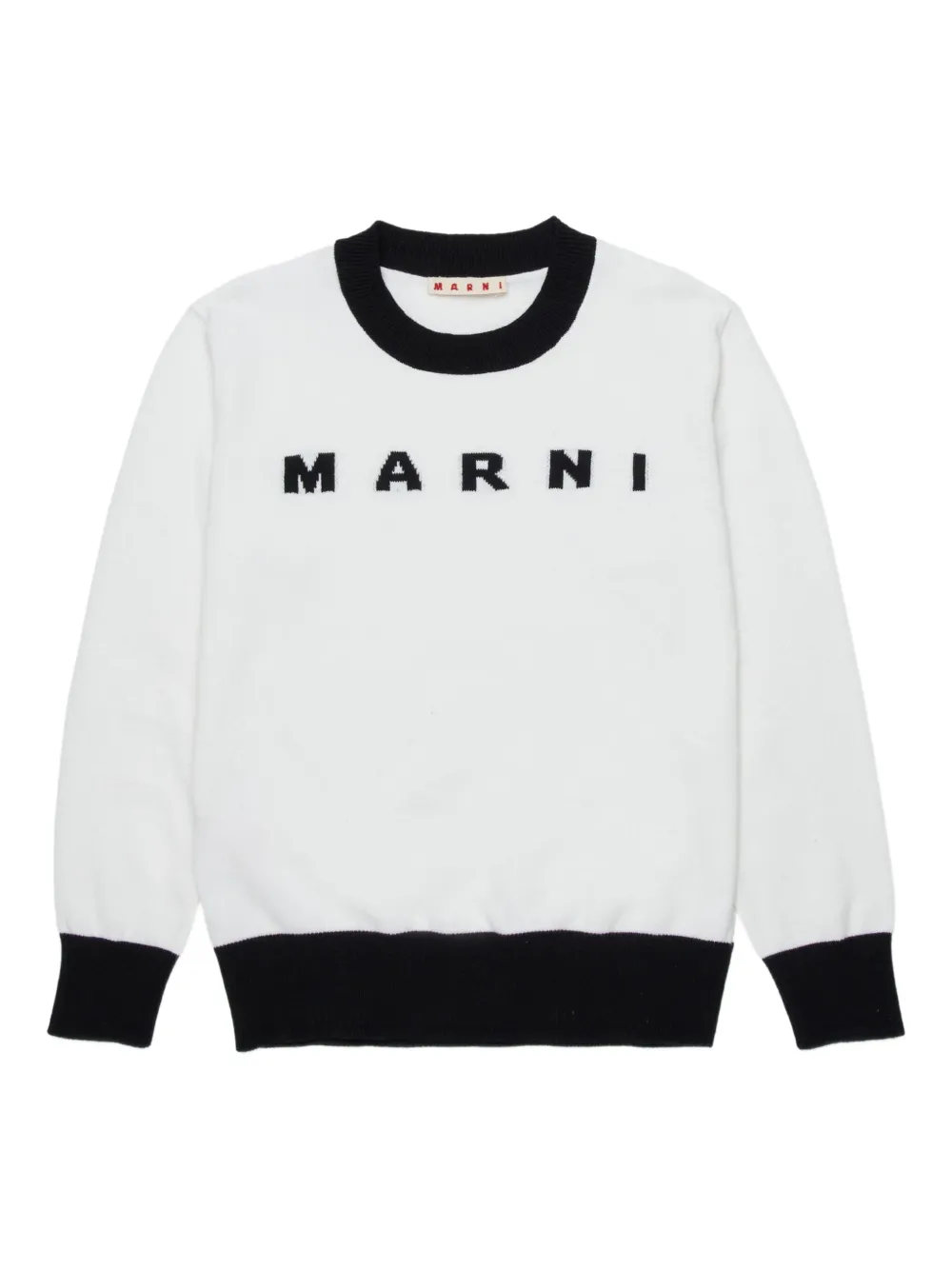 

Свитер с логотипом Marni Kids, белый
